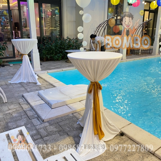 Bàn Bar, Bàn Tròn Đứng, Bàn Cocktail Sự Kiện
