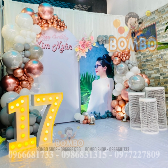 Chữ số đèn nhựa bền đẹp