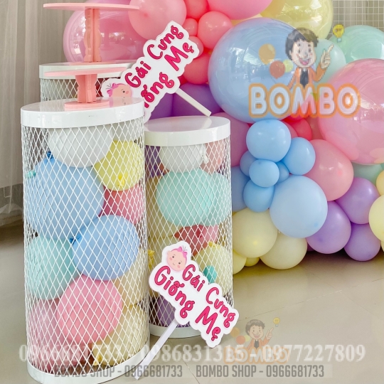 Bộ Đôn tròn lưới ô chéo 