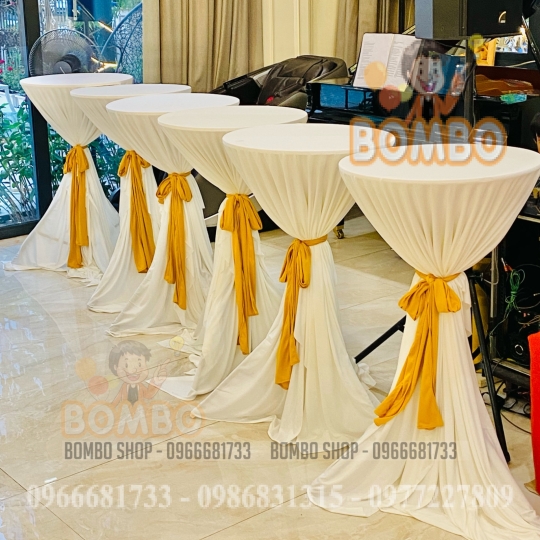 Bàn Bar, Bàn Tròn Đứng, Bàn Cocktail Sự Kiện