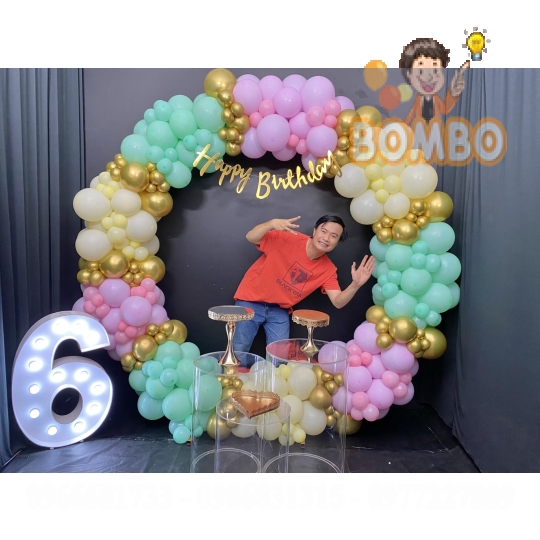 [GIÁ SỐC] Khung Tròn kết bong bóng