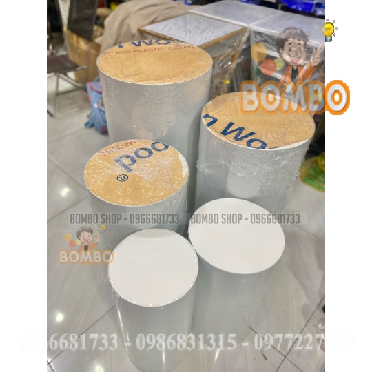 Bộ Đôn Tròn Nhựa 