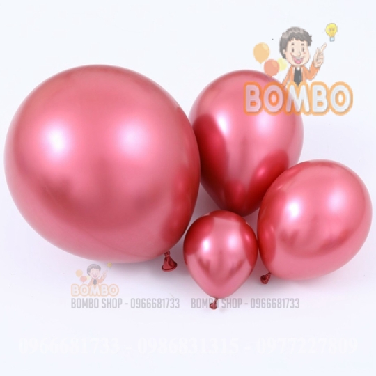 Bong Bóng Tròn Siêu Nhũ Size 24