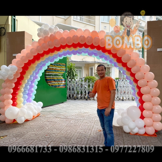 Khung vòm cổng bong bóng kích thước lớn