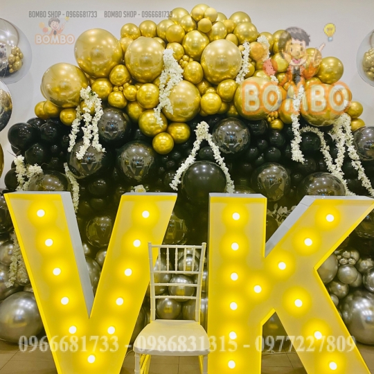 Chữ Cái Nhựa Đèn Bền